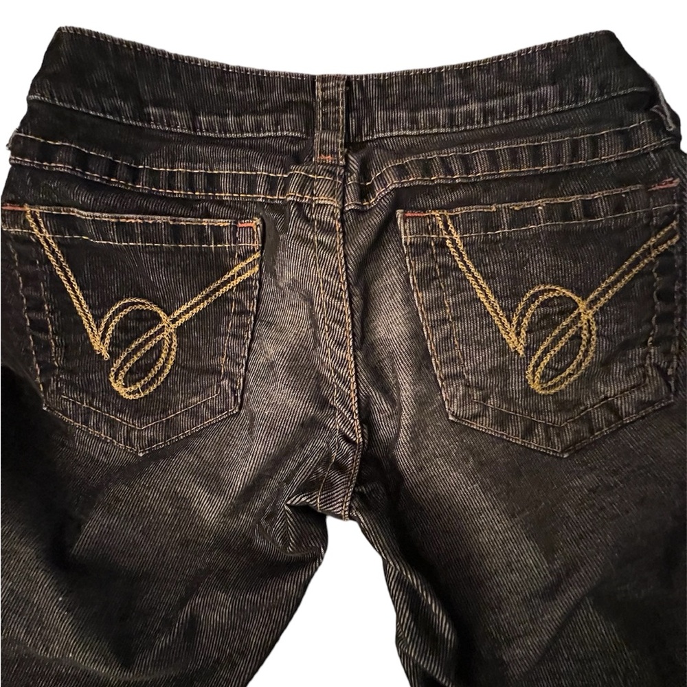 Y2K Vintage Bebe Gray Corduroy Pants, size 26.  Excellent condition.